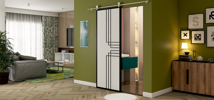 sliding bathroom door installation in South San Francisco